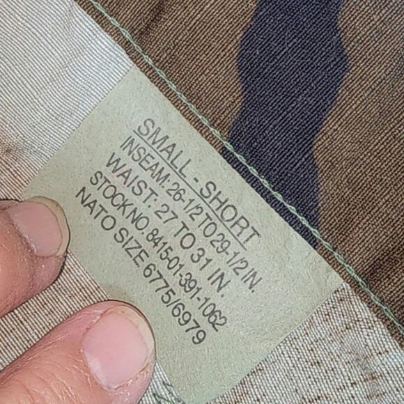 PROPPER EUC MENS SZ SMALL ARMY WOODLAND CAMMO MILITARY FATIGUE PANTS - Picture 5 of 10